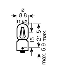 OSRAM 3930 - Lampadina, Luce di parcheggio/posizione