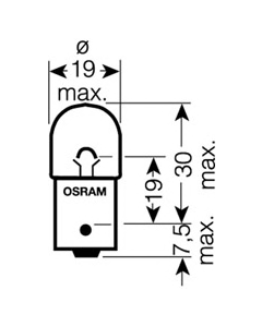 OSRAM 5007 - Lampadina, Luce di parcheggio/posizione