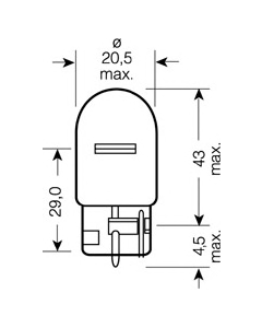 OSRAM 7505 - Lampadina, Luce di parcheggio/posizione