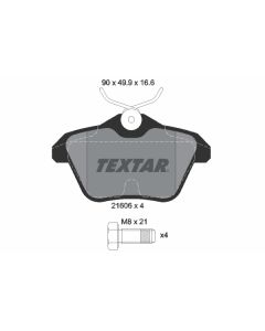 TEXTAR 2160601 - Kit pastiglie freno, Freno a disco