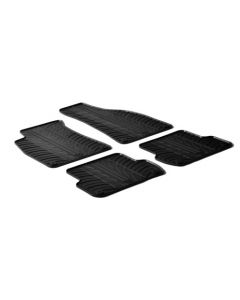 LAMPA - Set tappeti su misura in gomma - compatibile per  Audi A4 4p (01/01>10/07) -  Audi A4 Avant (09/01>04/08) -  Audi A4 Cabrio (05/02>03/08) -  Seat Exeo 4p (05/09>12/12) -  Seat Exeo ST (09/09>12/12)