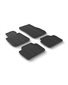LAMPA - Set tappeti su misura in gomma - compatibile per  Bmw Serie 3 (F30) (02/12>11/18) -  Bmw Serie 3 Touring (F31) (06/12>07/19)