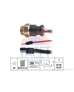 FACET 75601 - Termocontatto, Ventola radiatore