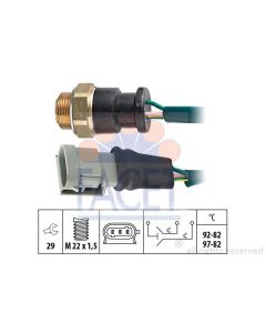 FACET 75662 - Termocontatto, Ventola radiatore