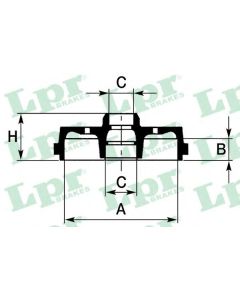 LPR 7D0256 - Tamburo freno