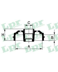 LPR 7D0665 - Tamburo freno