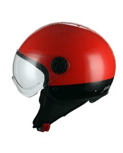 BHR 801 - Casco ONE Style Rosso Demi Jet
