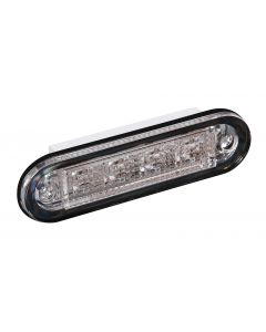 LAMPA - Premium, luce a 4 led, montaggio ad incasso, 12/24V - Bianco
