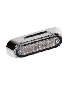 LAMPA - Premium, luce a 4 led, montaggio superficie, 12/24V - Bianco