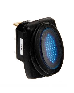 LAMPA - Micro interruttore impermeabile con spia a Led - 12/24V - Blu