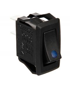LAMPA - Micro interruttore con spia a Led - 12/24V - Blu