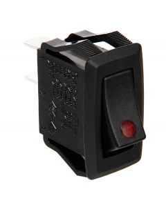 LAMPA - Micro interruttore con spia a Led - 12/24V - Rosso