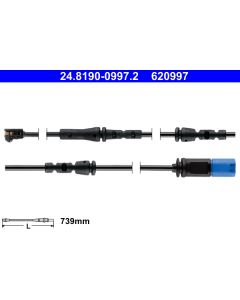 ATE 620997 - Contatto segnalazione, Usura past. freno/mat. d'attrito