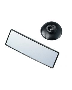 LAMPA - Specchietto retrovisore convesso rettangolare con ventosa - 140x45 mm