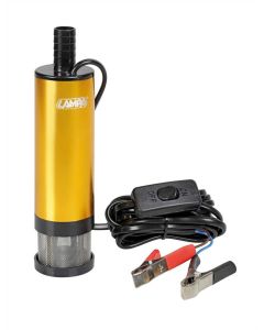 LAMPA - Pompa aspira liquidi elettrica ad immersione, 12V - 30 L/min