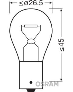 OSRAM 7511 - Lampadina, Luce posteriore di stop