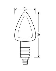 LAMPA - Focal, indicatori di direzione - 21W - Nero