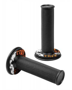 LAMPA - Donut Off-Road Grips, manopole universali - Nero - Arancione