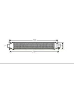 PRASCO AA210N004 - Intercooler