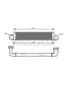 PRASCO BM020N001 - Intercooler