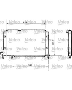 VALEO 810985 - Radiatore, Raffreddamento motore