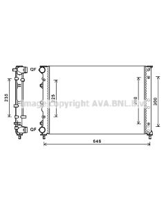 AVA QUALITY COOLING AL2144 - Radiatore, Raffreddamento motore