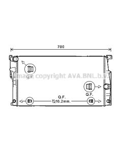 AVA QUALITY COOLING BW2447 - Radiatore, Raffreddamento motore