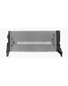 AVA QUALITY COOLING BW2587 - Radiatore, Raffreddamento motore