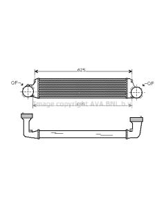 AVA QUALITY COOLING BW4280 - Intercooler