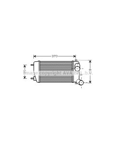 AVA QUALITY COOLING CNA4212 - Intercooler