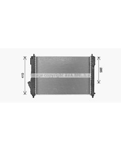 AVA QUALITY COOLING CT2075 - Radiatore, Raffreddamento motore