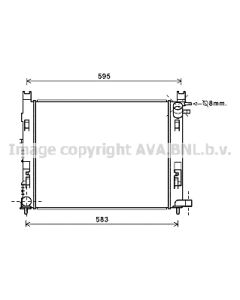 AVA QUALITY COOLING DAA2007 - Radiatore, Raffreddamento motore