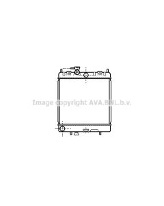 AVA QUALITY COOLING DN2128 - Radiatore, Raffreddamento motore