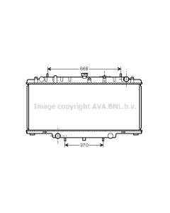 AVA QUALITY COOLING DN2246 - Radiatore, Raffreddamento motore