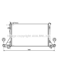 AVA QUALITY COOLING DN2381 - Radiatore, Raffreddamento motore