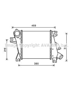 AVA QUALITY COOLING DN4411 - Intercooler