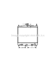 AVA QUALITY COOLING DNA2248 - Radiatore, Raffreddamento motore