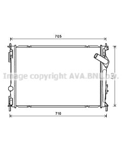 AVA QUALITY COOLING DNA2419 - Radiatore, Raffreddamento motore
