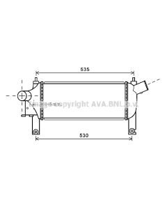 AVA QUALITY COOLING DNA4339 - Intercooler