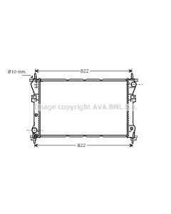 AVA QUALITY COOLING FD2318 - Radiatore, Raffreddamento motore