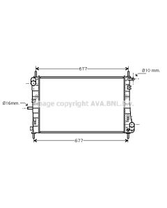 AVA QUALITY COOLING FDA2338 - Radiatore, Raffreddamento motore