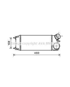 AVA QUALITY COOLING FDA4476 - Intercooler