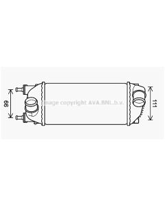 AVA QUALITY COOLING FT4459 - Intercooler