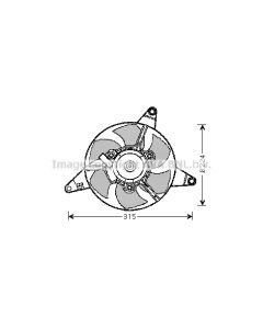 AVA QUALITY COOLING FT7550 - Ventola, Raffreddamento motore