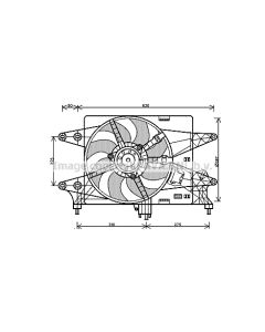 AVA QUALITY COOLING FT7559 - Ventola, Raffreddamento motore