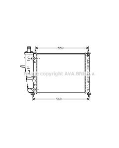 AVA QUALITY COOLING FTA2230 - Radiatore, Raffreddamento motore