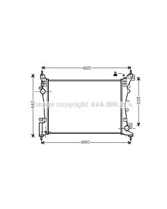 AVA QUALITY COOLING FTA2318 - Radiatore, Raffreddamento motore