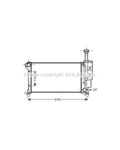 AVA QUALITY COOLING FTA2335 - Radiatore, Raffreddamento motore