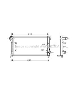 AVA QUALITY COOLING FTA2379 - Radiatore, Raffreddamento motore
