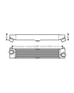 AVA QUALITY COOLING FTA4360 - Intercooler